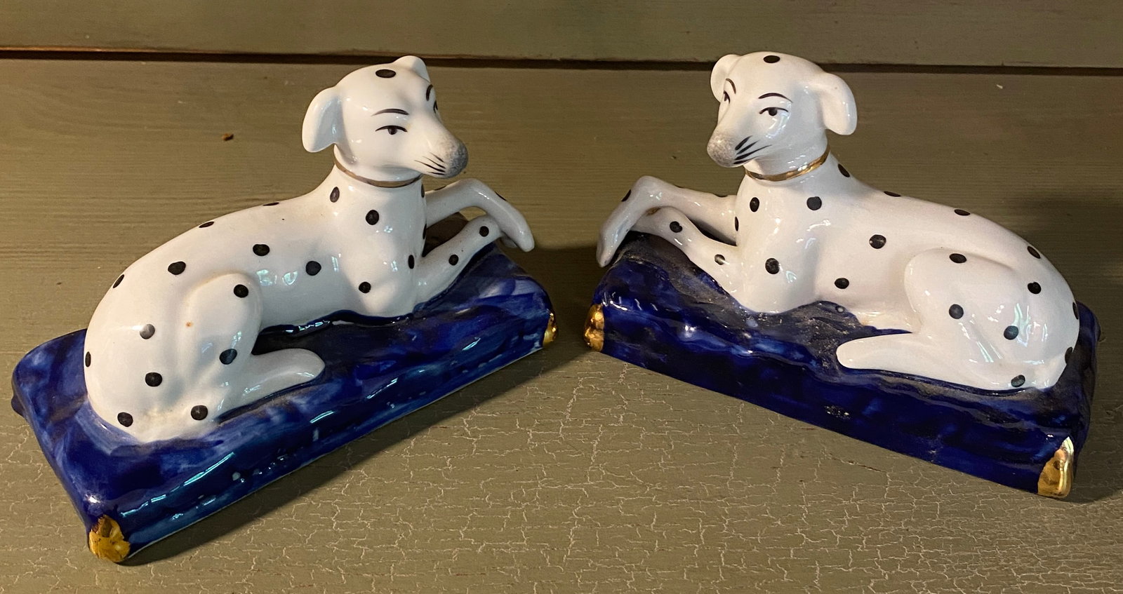 Dalmatian Ceramic Bookends (1 of 6)