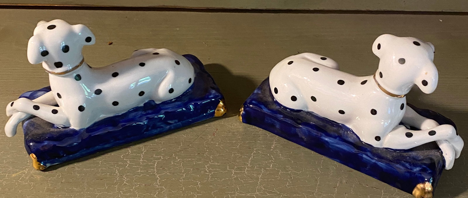 Dalmatian Ceramic Bookends - 2