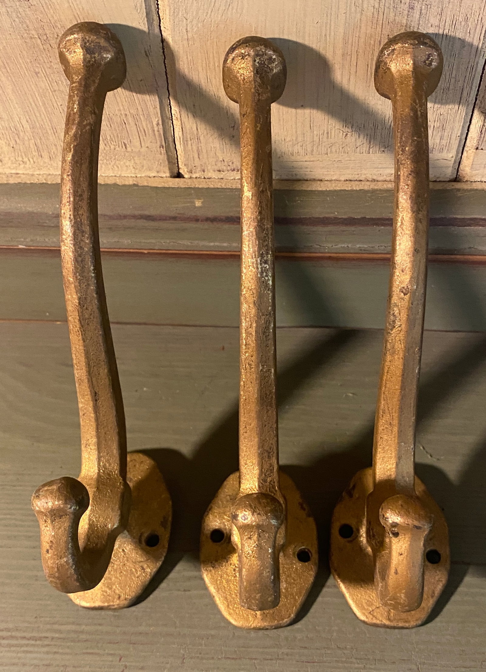 Three Older Medal Hooks - 2