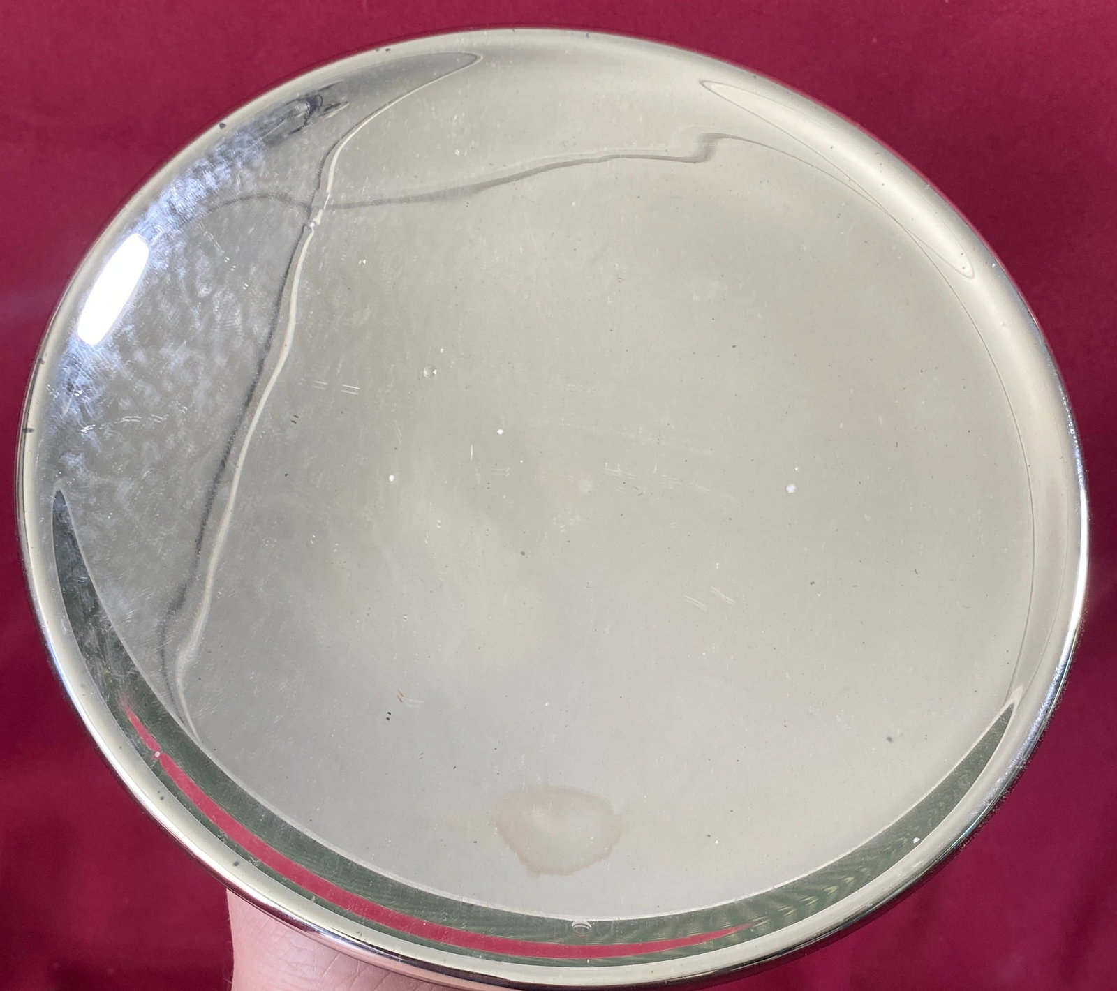 Mercury Glass Oil Lamp Reflector - 8" - Absolutely No Shipping (1 of 5)