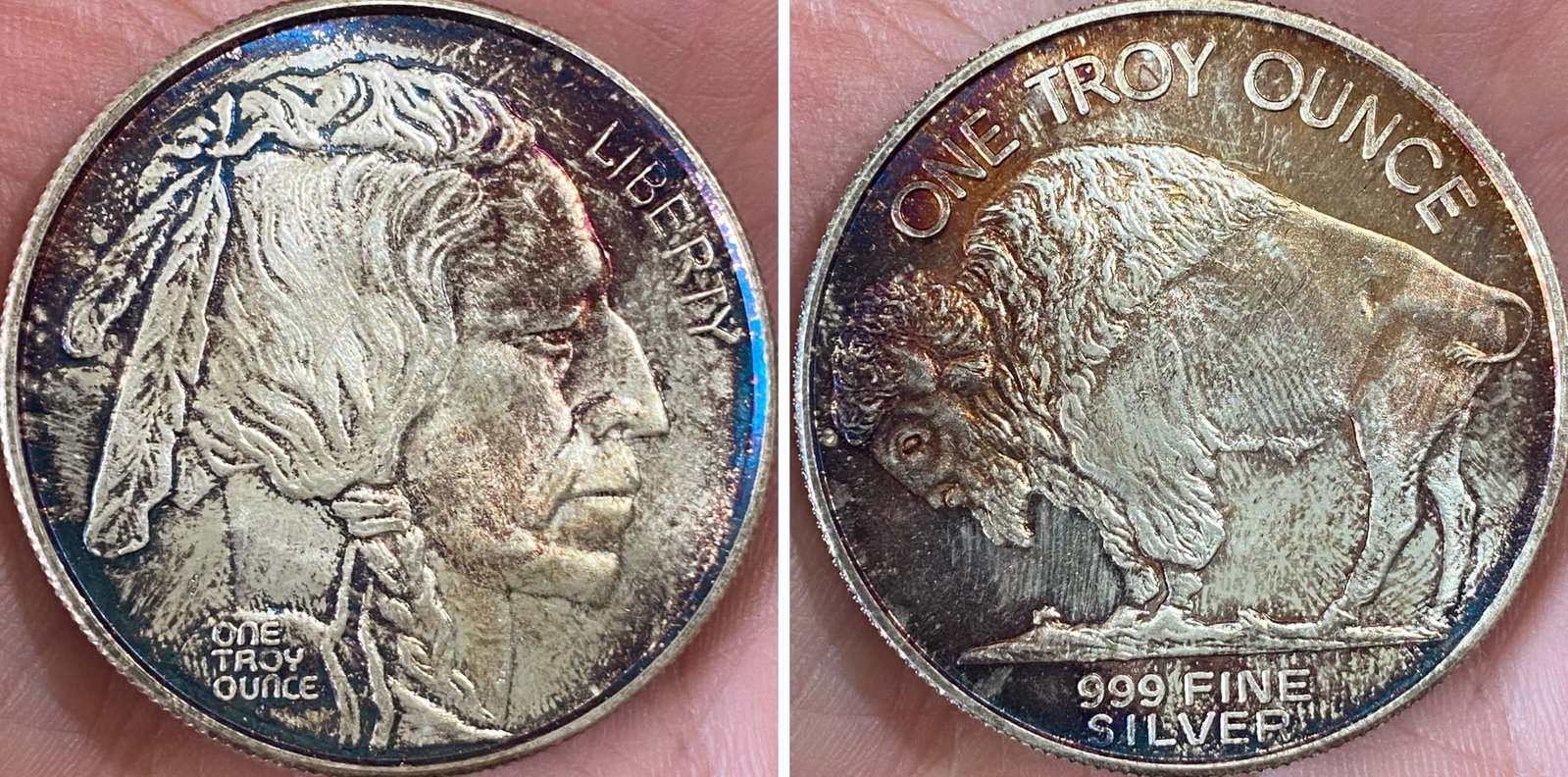 One Ounce .999 Fine Silver Round 'Buffalo Nickel' (1 of 4)