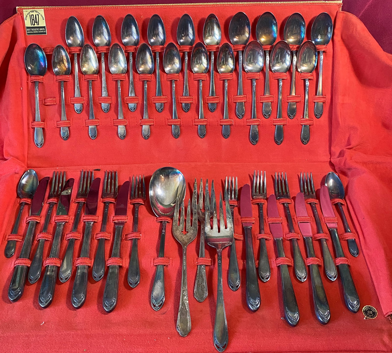 Large Lot of Silver-Plate Flatware (1 of 7)