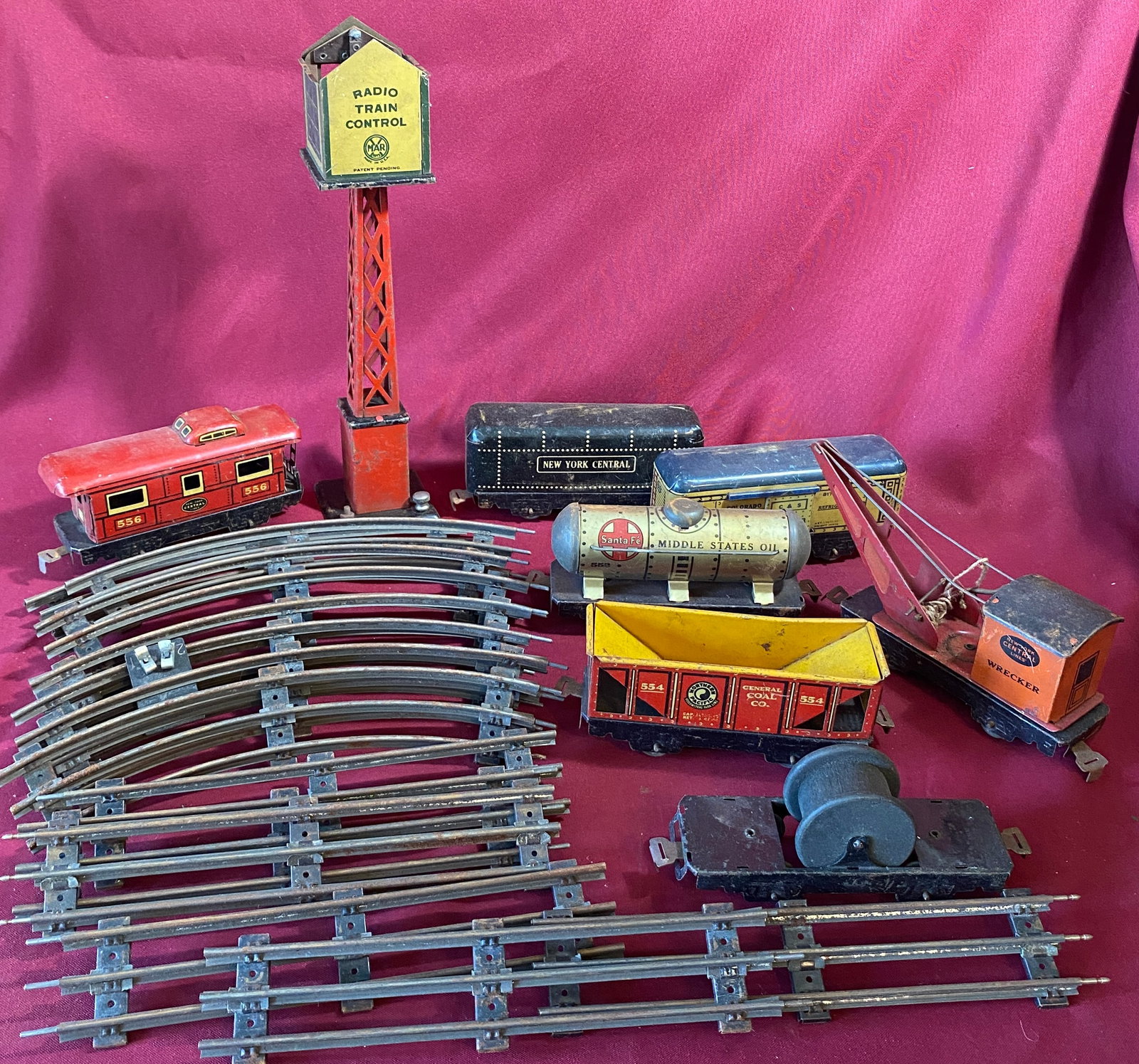 Older Tin Litho Trains and Tracks - Marx, Etc. (1 of 5)