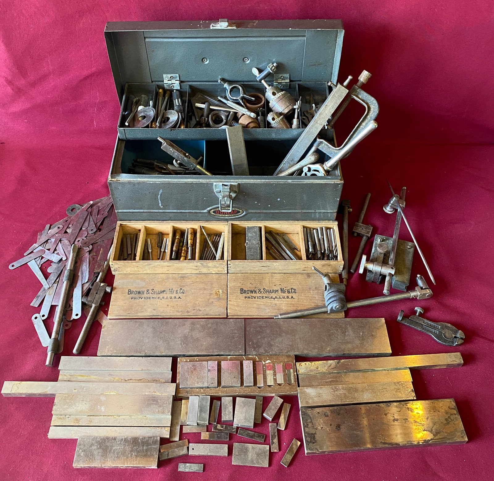 Machinist Tool Box Full of Machinist Tools - Brown & Sharpe, Stevens NY, Etc. - Absolutely No (1 of 12)