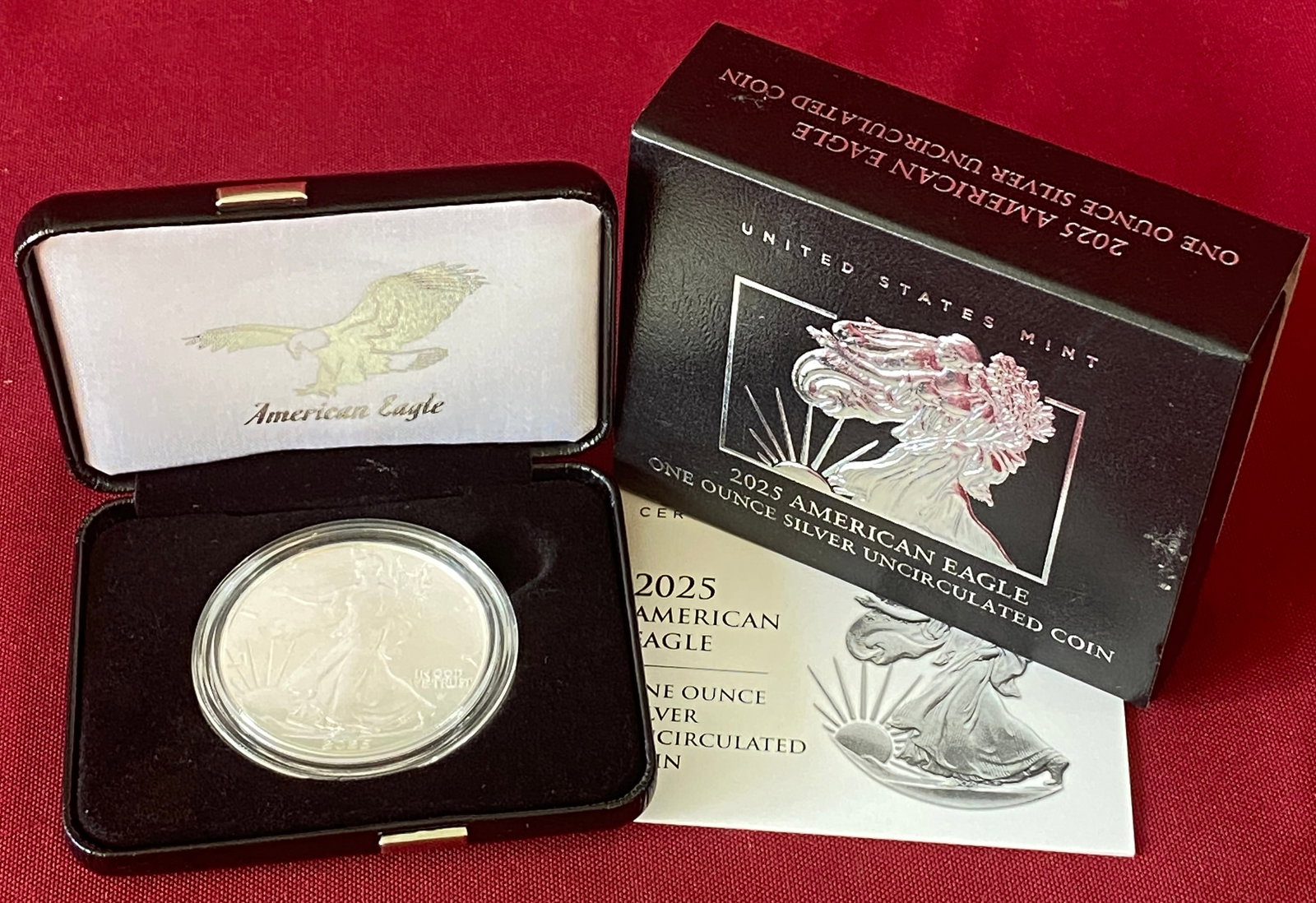 2025-W One Ounce .999 Fine Silver Eagle (1 of 4)