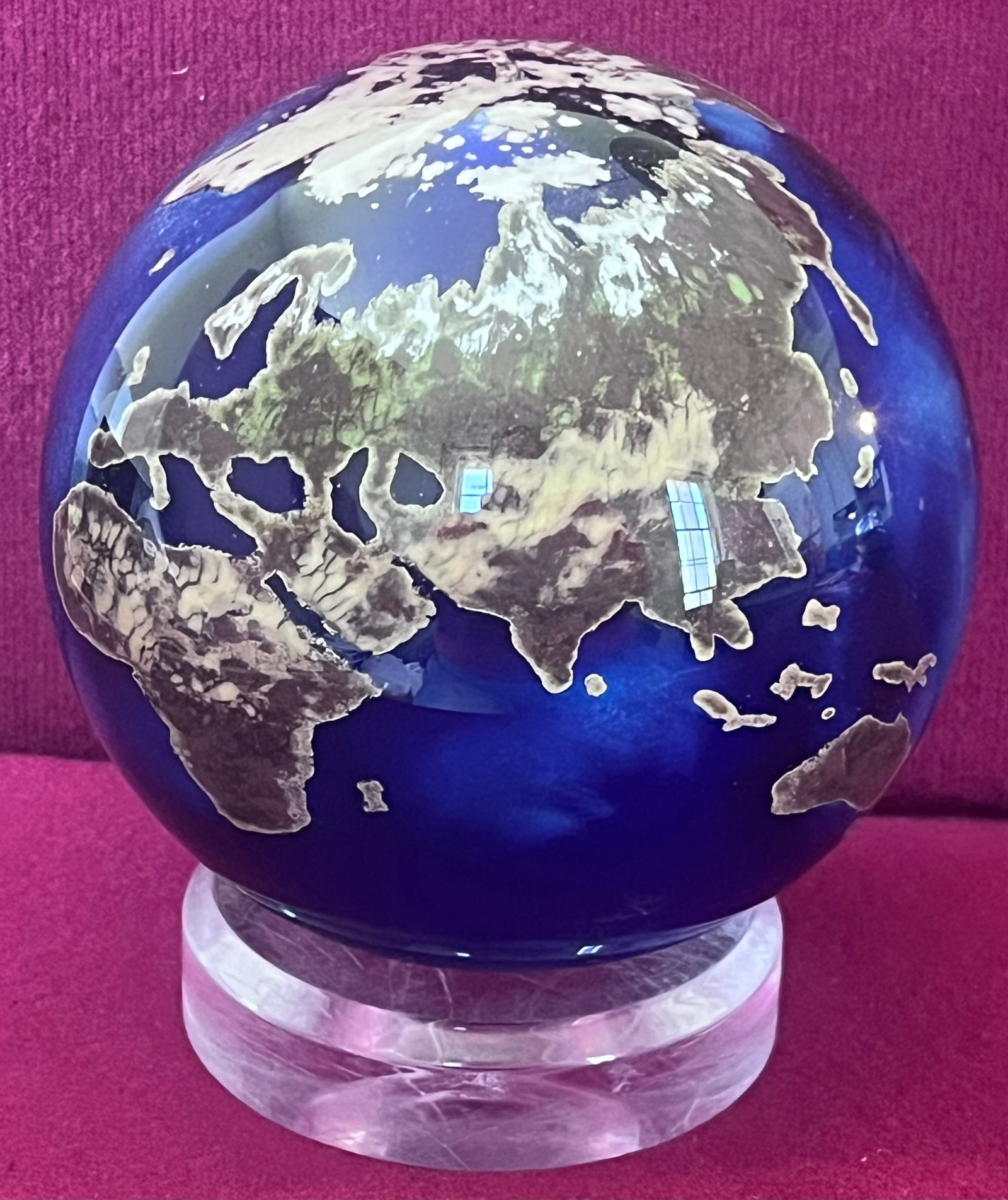 Lundberg Studios Art Glass 'Worldweight Extra' - Dated 2015 #0(D)33110: Lundberg Studios Art Glass 'Worldweight Extra' - Dated 2015 #0(D)33110