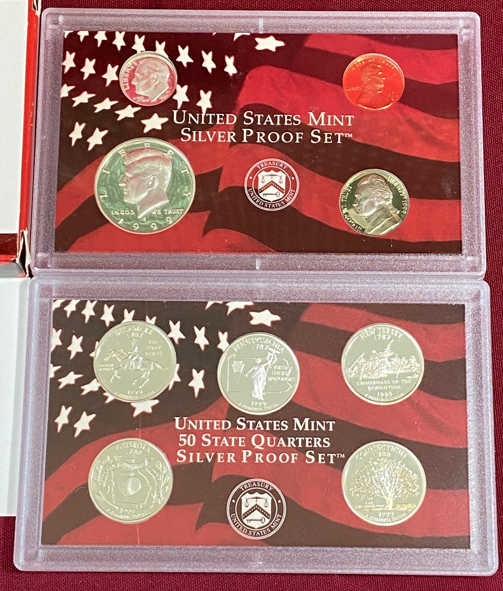 1999 U.S. Mint Silver Proof Set - 2