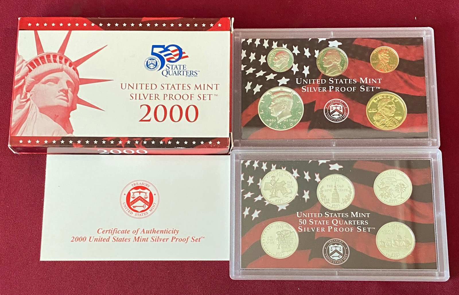 2000 U.S. Mint Silver Proof Set (1 of 2)