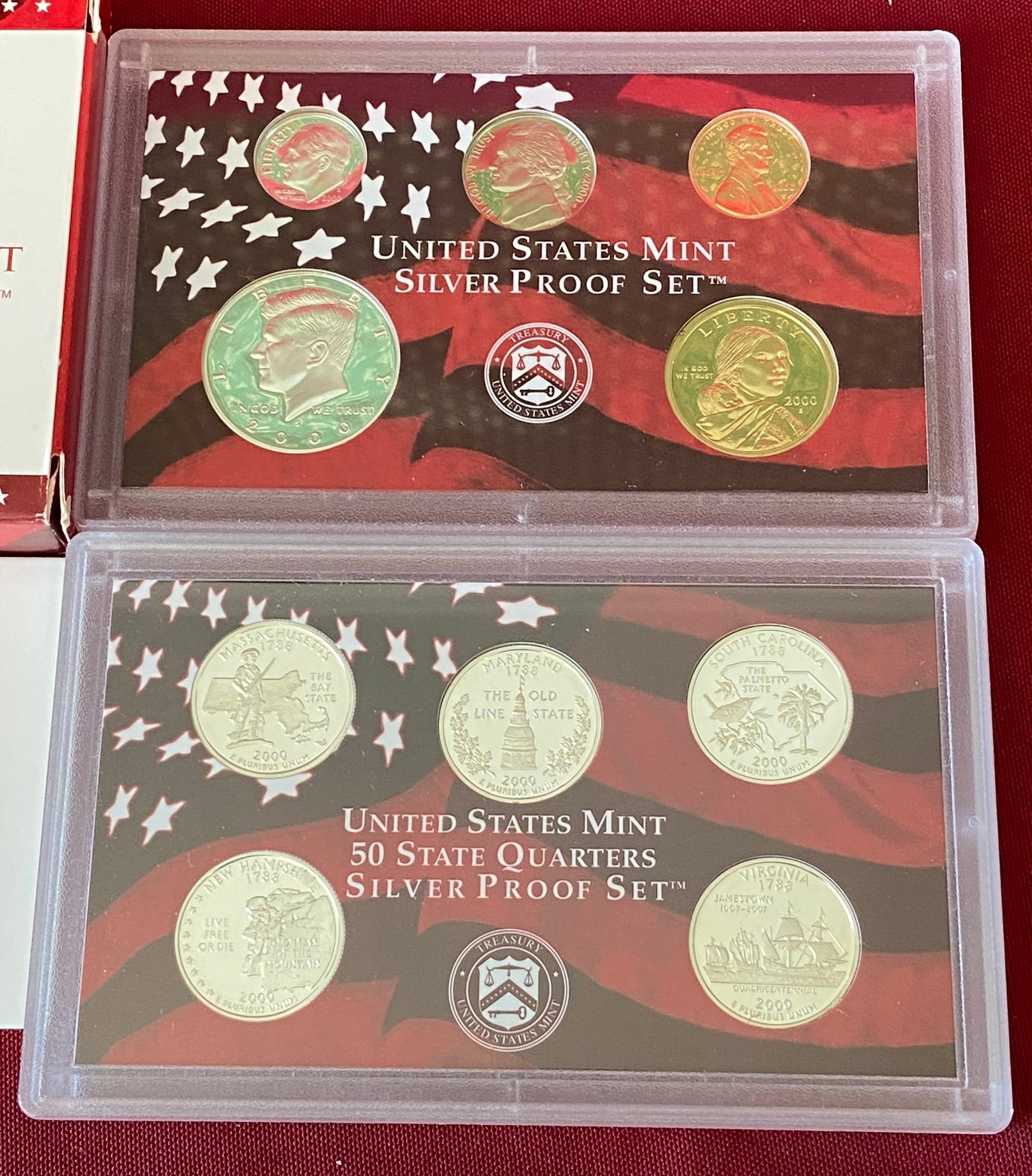 2000 U.S. Mint Silver Proof Set - 2