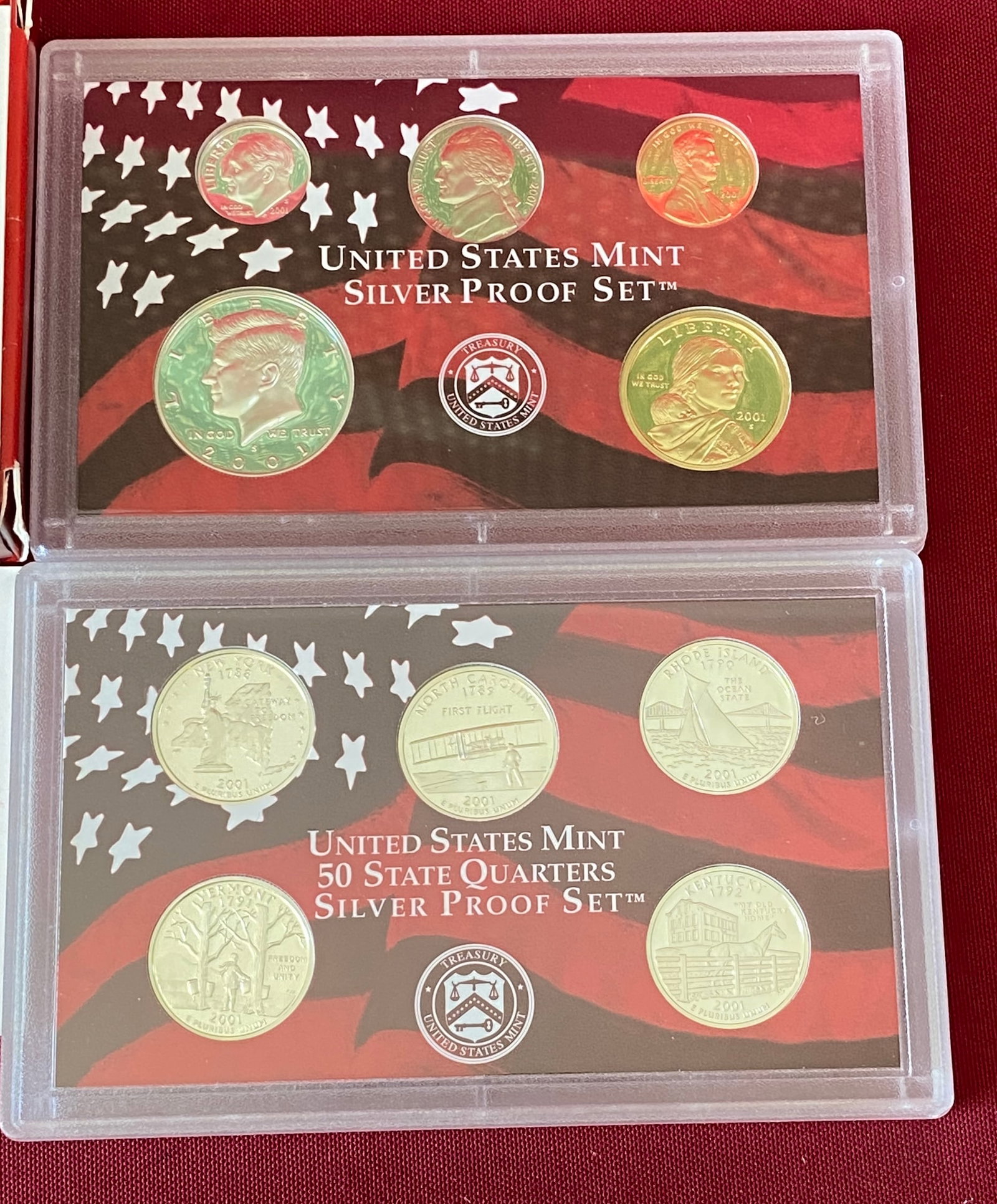 2001 U.S. Mint Silver Proof Set - 2
