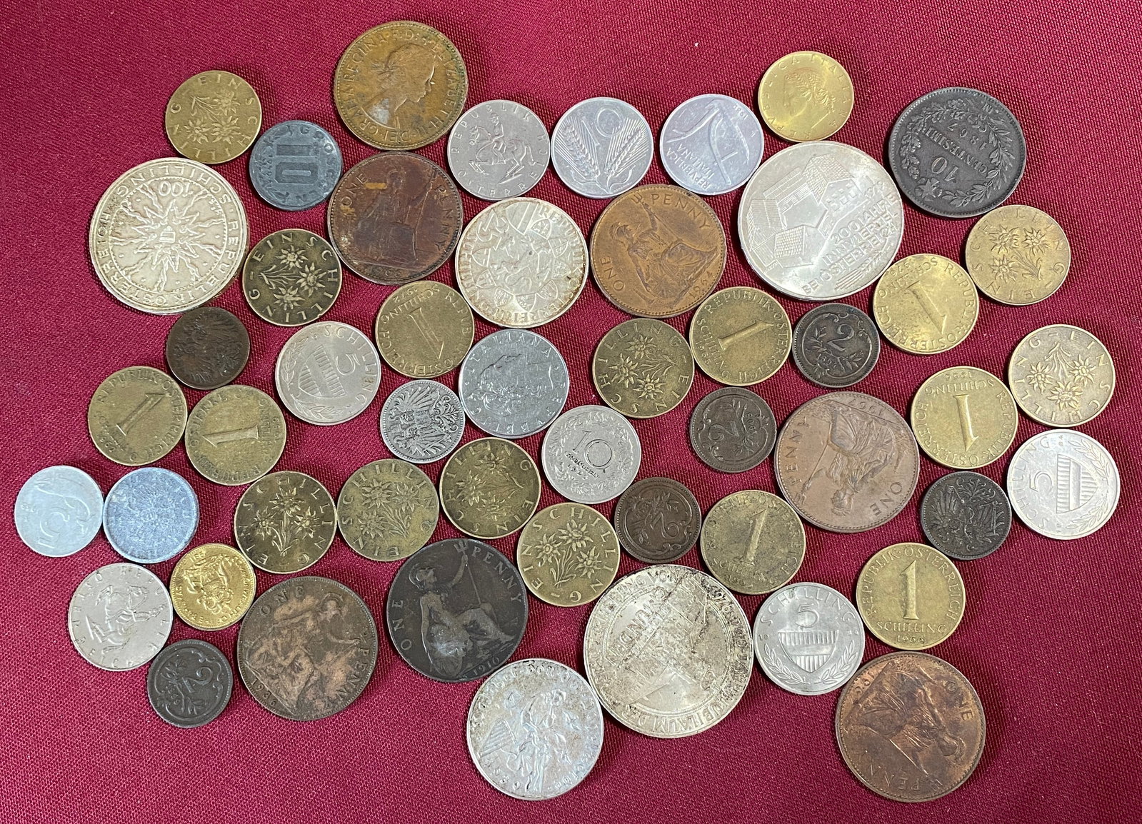 Unresearched Foreign Coins - Some Believed to be Silver (1 of 4)