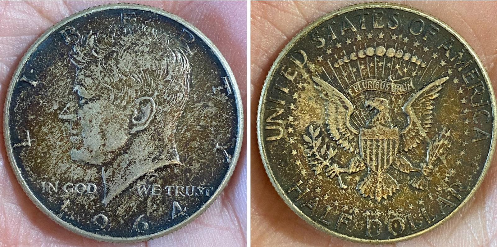 1964 Kennedy Silver Half Dollar (1 of 4)