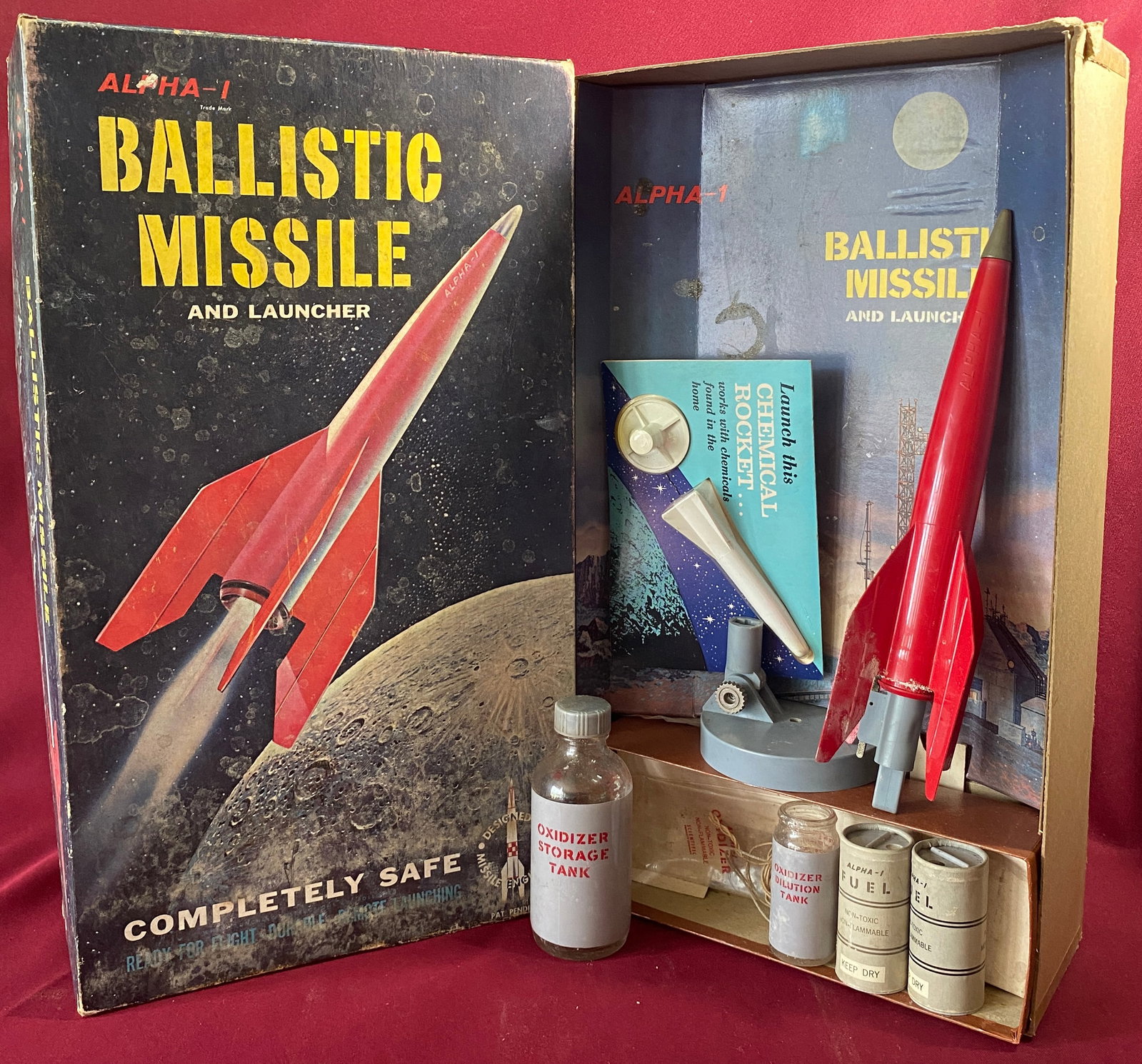 Alpha 1 Ballistic Missile and Launcher Toy in Box (1 of 6)