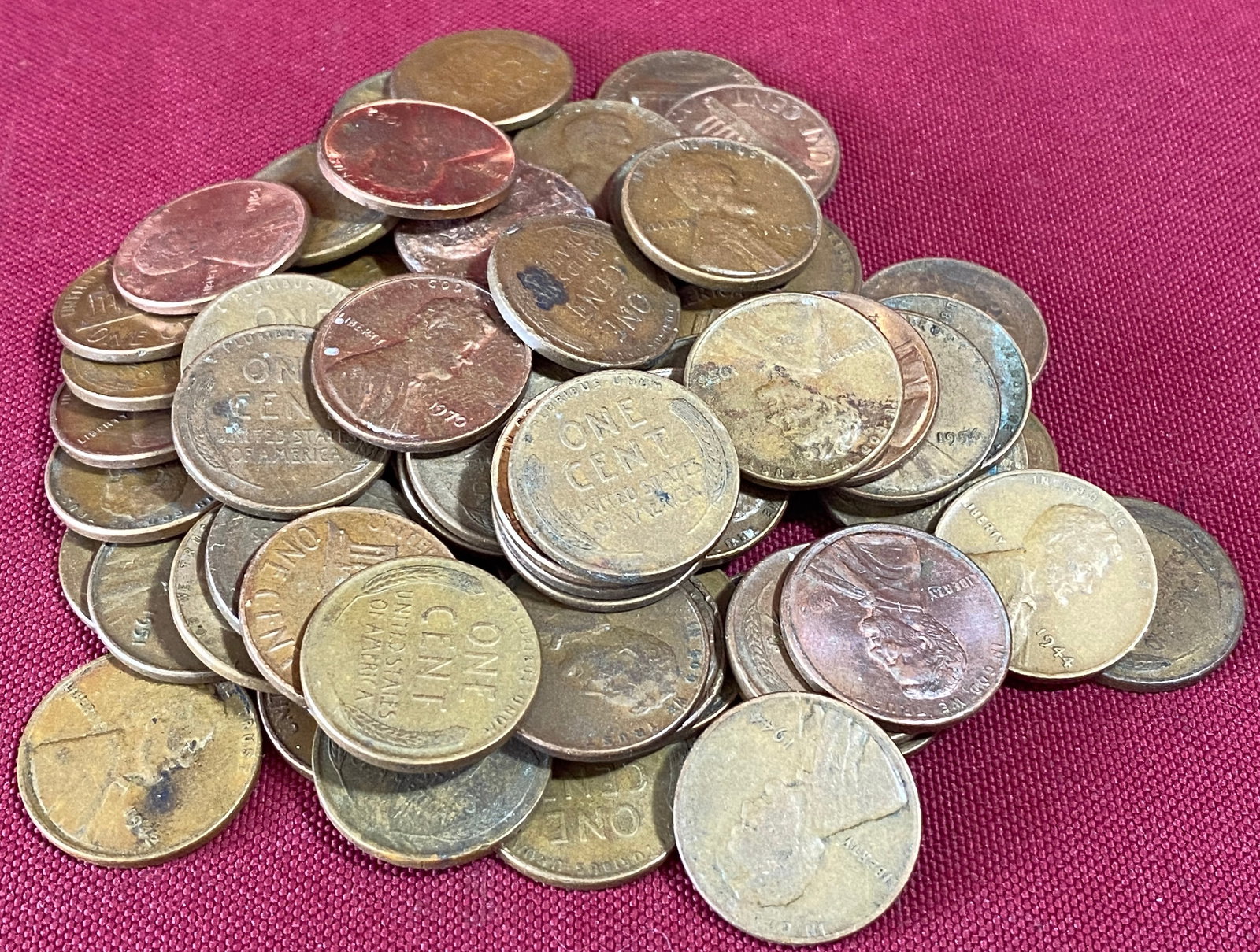 Older Unresearched Pennies - Many Wheat: Older Unresearched Pennies - Many Wheat