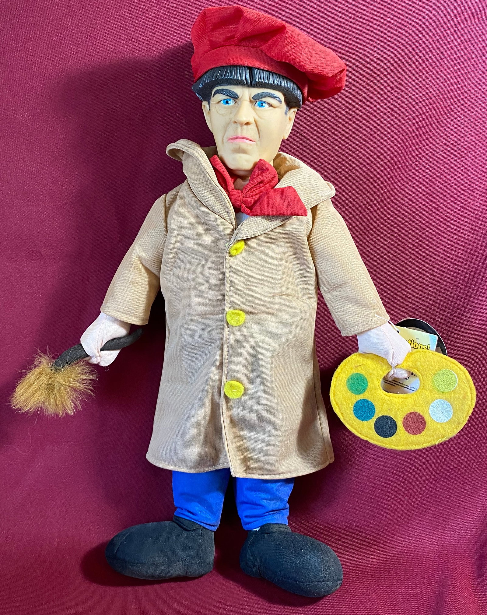 Vintage Three Stooges Moe Painter Doll (1 of 7)