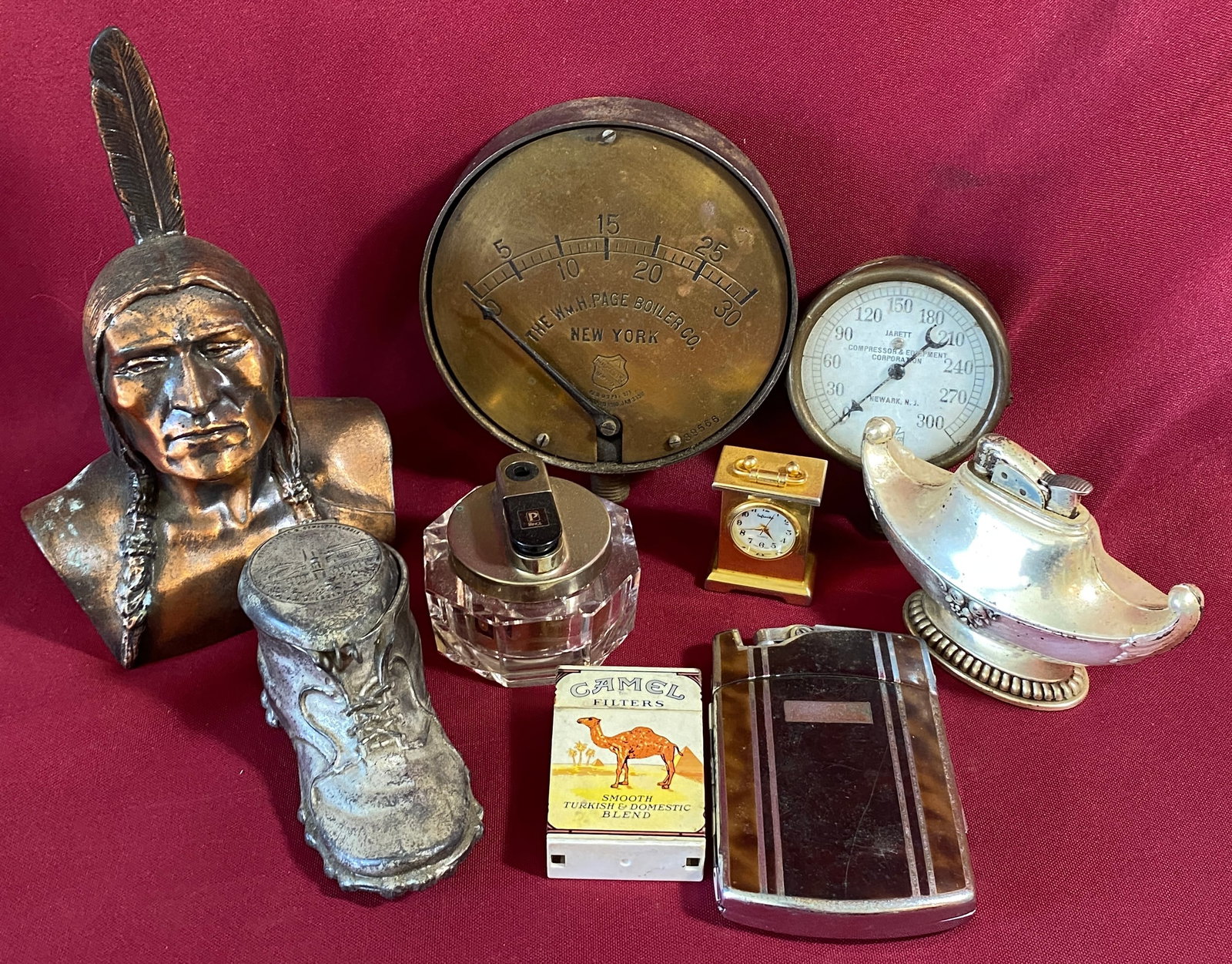 Old Pressure Measuring Instruments, Old Lighters, and Shawmut Bank (1 of 8)