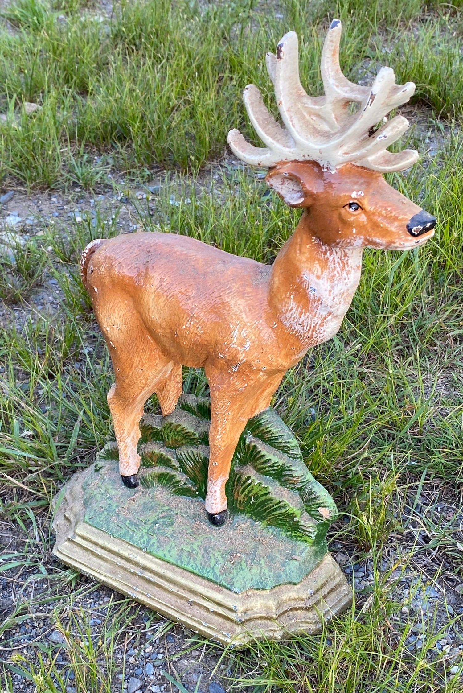 Cast Iron Buck Deer Doorstop: Cast Iron Buck Deer Doorstop