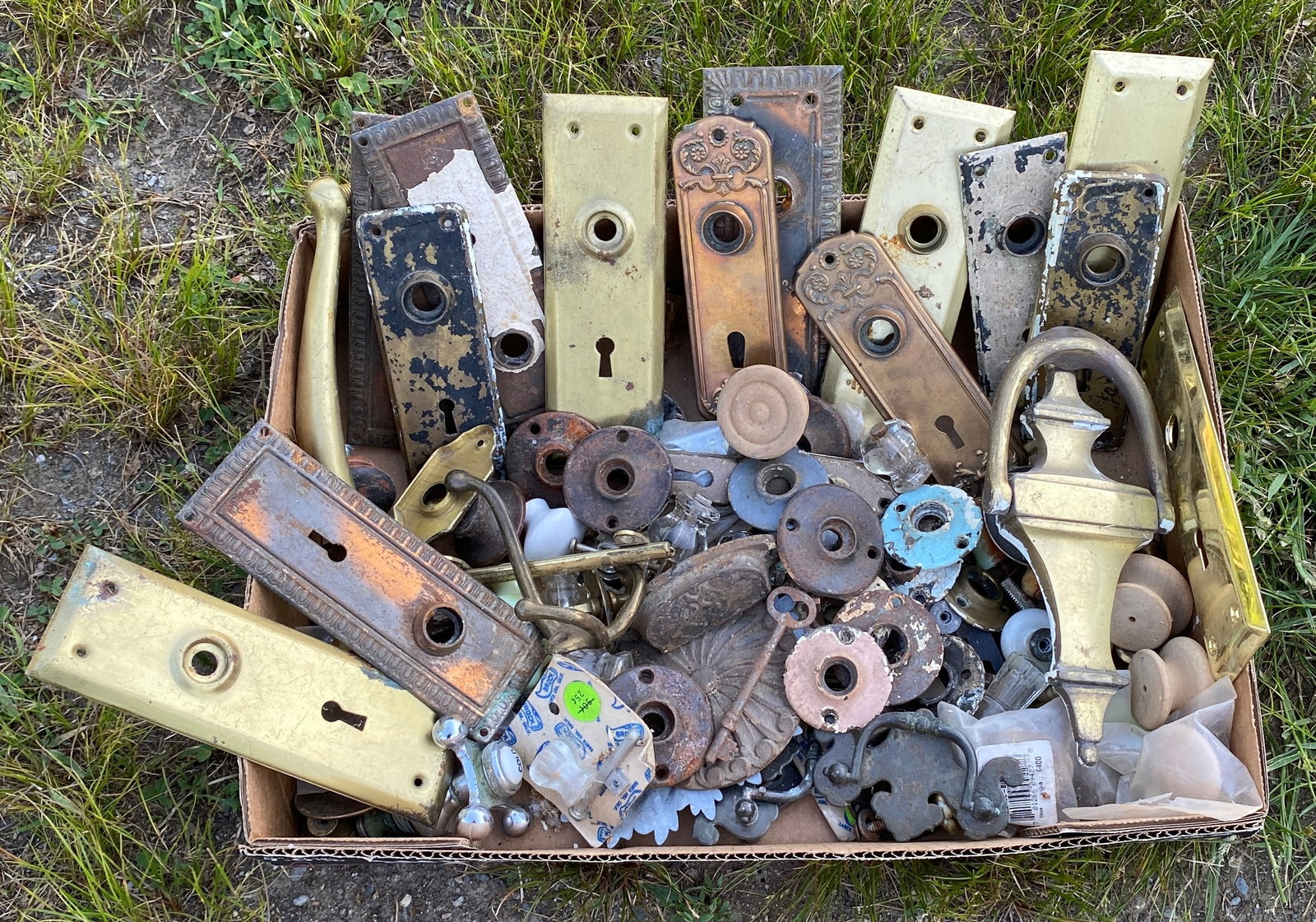 Antique Door Hardware - Plates, Pulls, Etc.: Antique Door Hardware - Plates, Pulls, Etc.