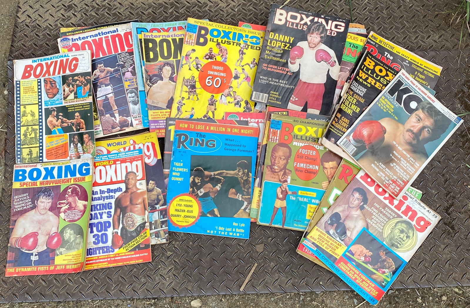 Vintage 1970s Etc. Boxing Magazines (1 of 10)