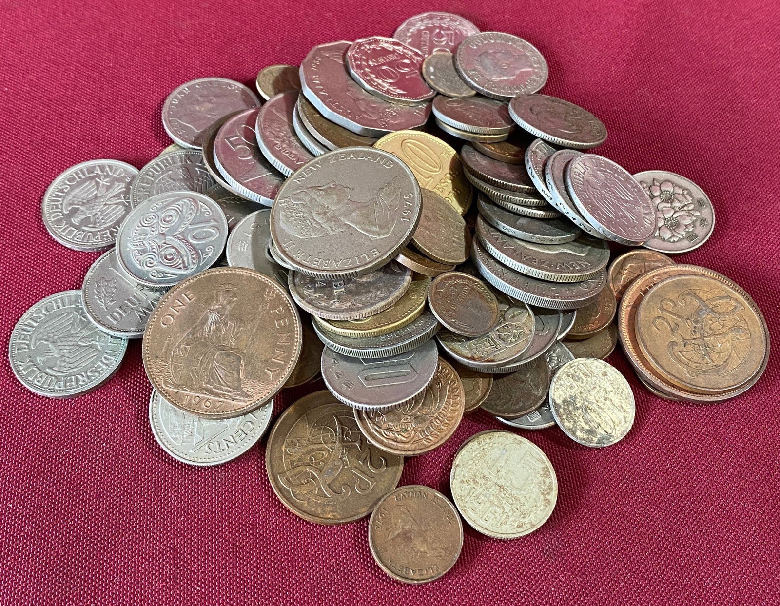 Unresearched Foreign Coins - Possibly Some to be Silver: Unresearched Foreign Coins - Possibly Some to be Silver
