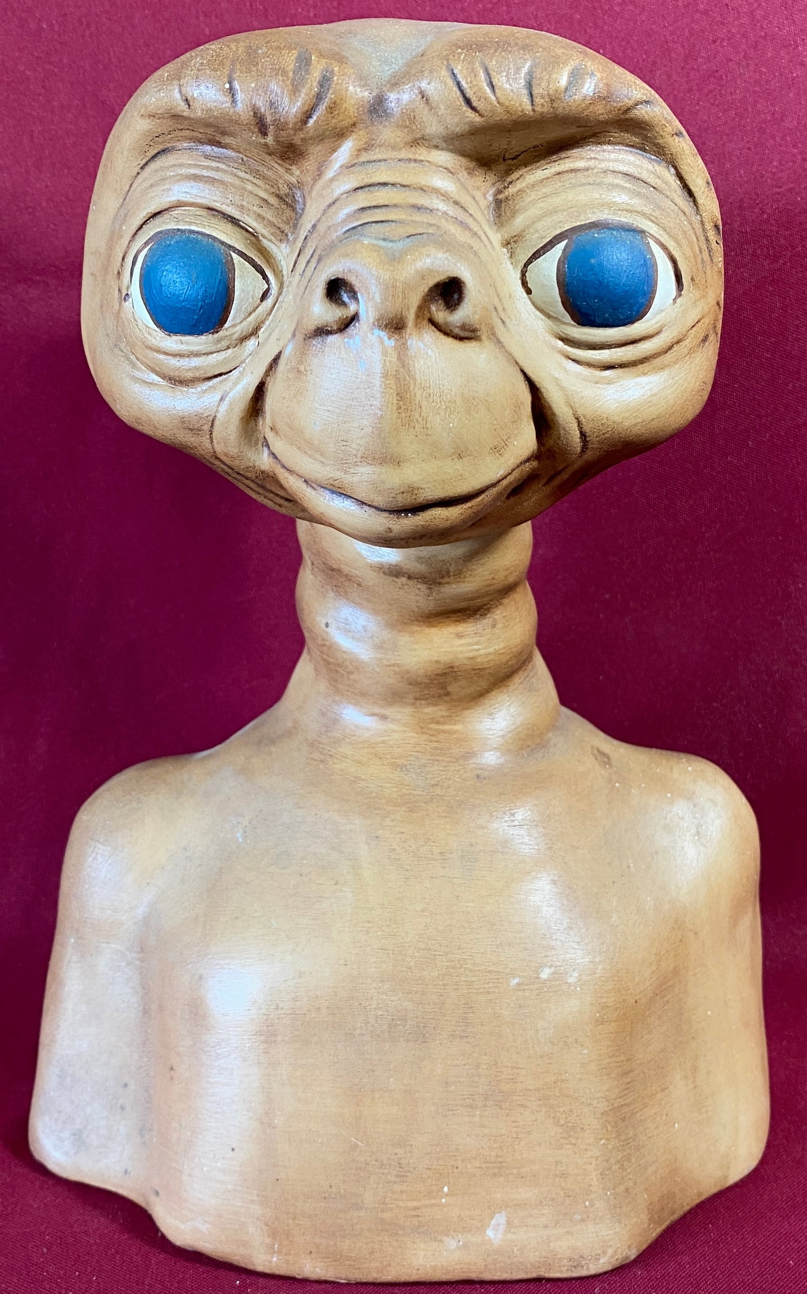 E.T. Chalkware Artist Signed Bust (1 of 8)