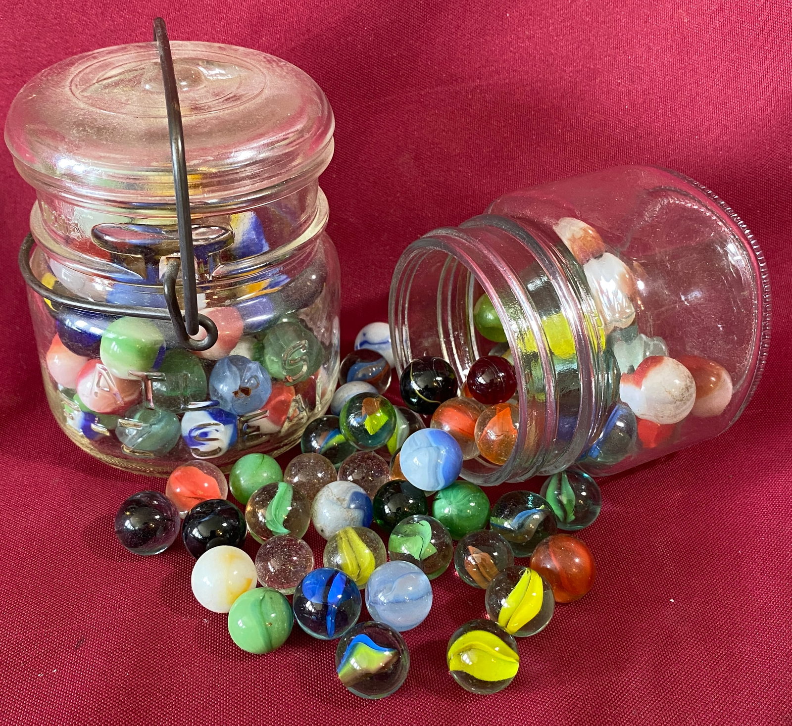 Two Jars of Various Marbles (1 of 6)