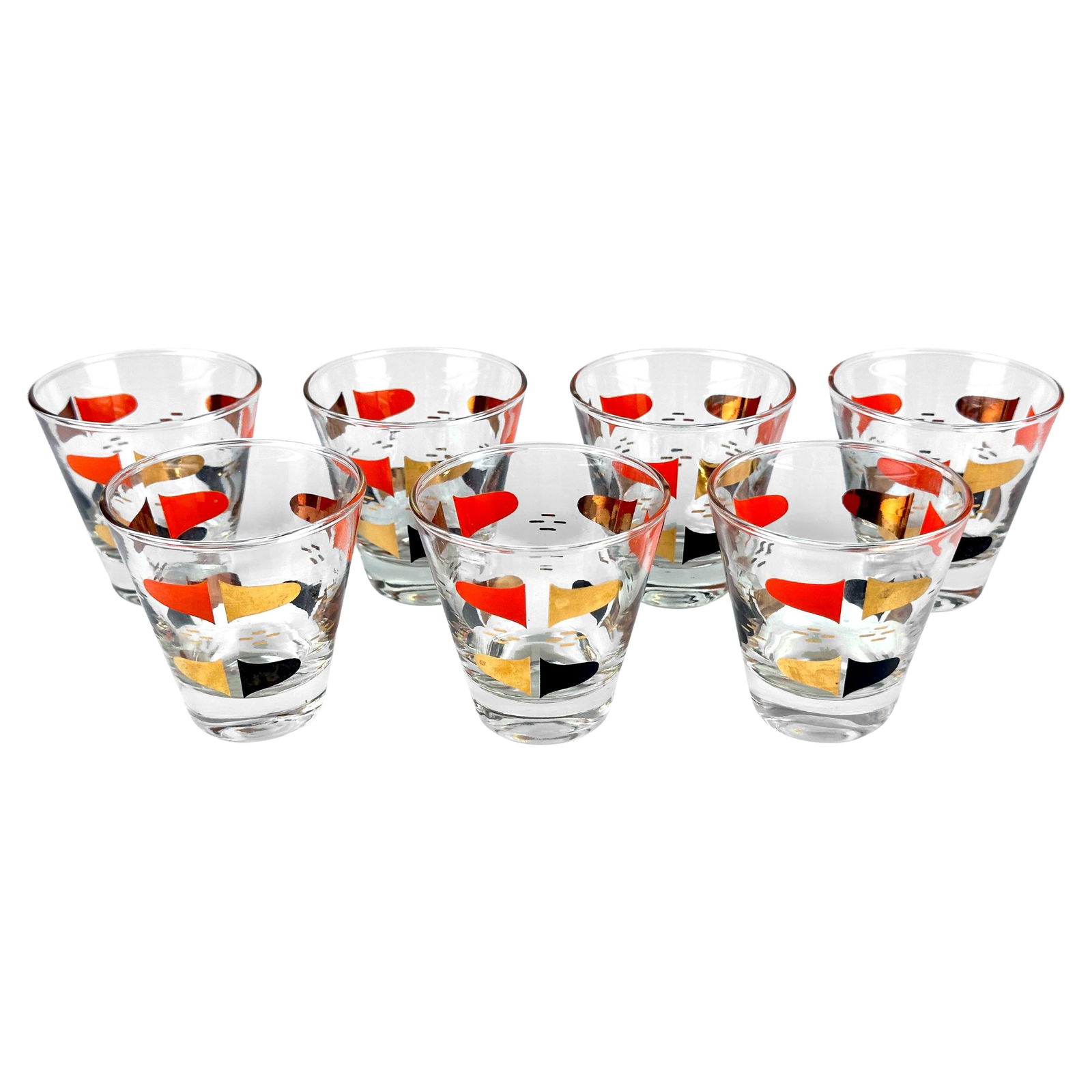 Mid-Century Anchor Hocking Florentine Shot Glasses (1 of 9)