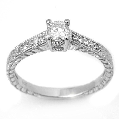 Diamond 0.50ctw Solitaire Engagement Anniversary Ring: Lot no.: 99143A BRAND NEW, GENUINE 0.50 ctw DIAMOND ENGAGEMENT ANNIVERSARY RING CENTER DIAMOND: 1 ROUND CUT 0.35 ctw DIAMOND ACCENT: 10 ROUND CUT 0.15 ctw CLARITY: I COLOR: G - I GOLD: APPROXIMATELY 3
