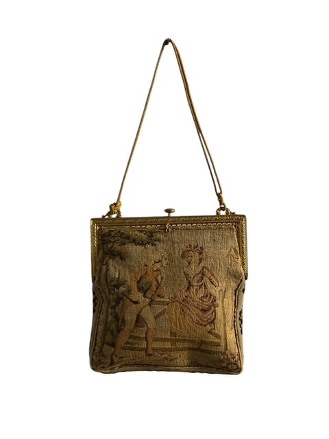 Victorian early 1920's Tapestry purse Stunner (1 of 11)