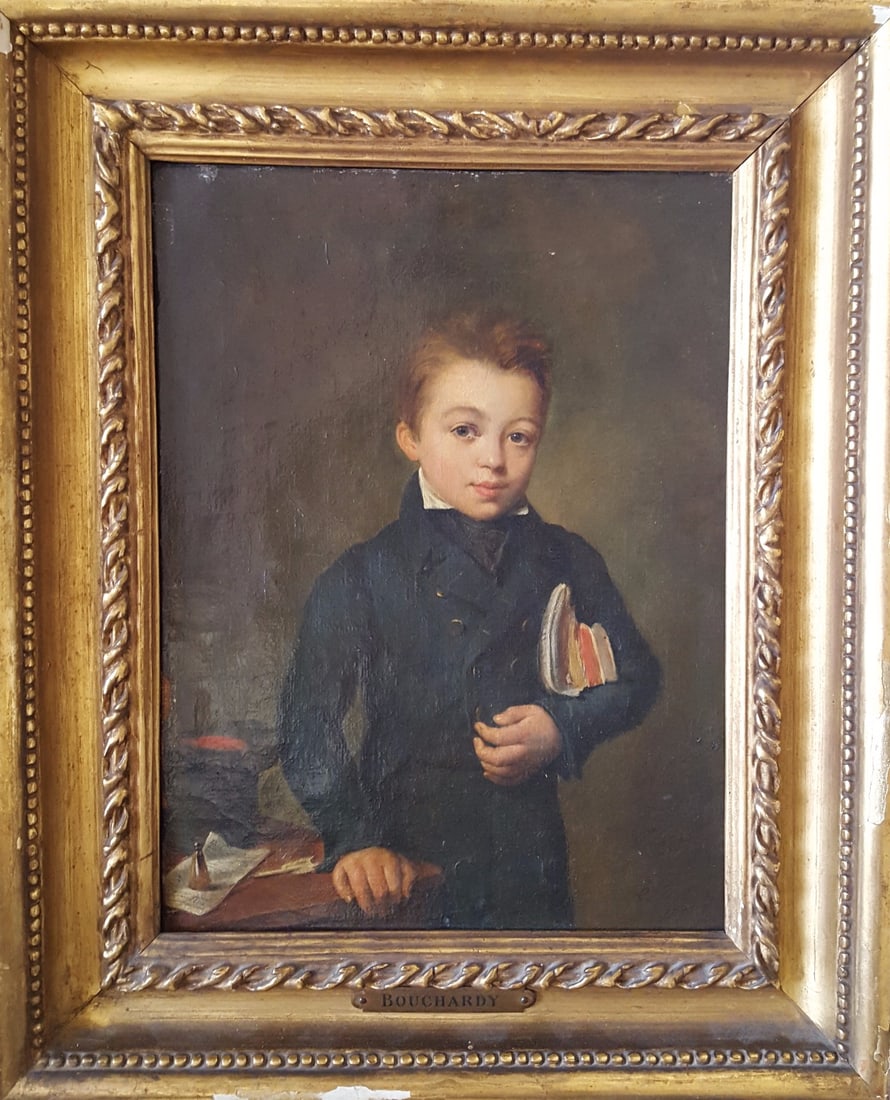 Étienne Bouchardy (French, 1797-1849) Portrait of boy (1 of 3)