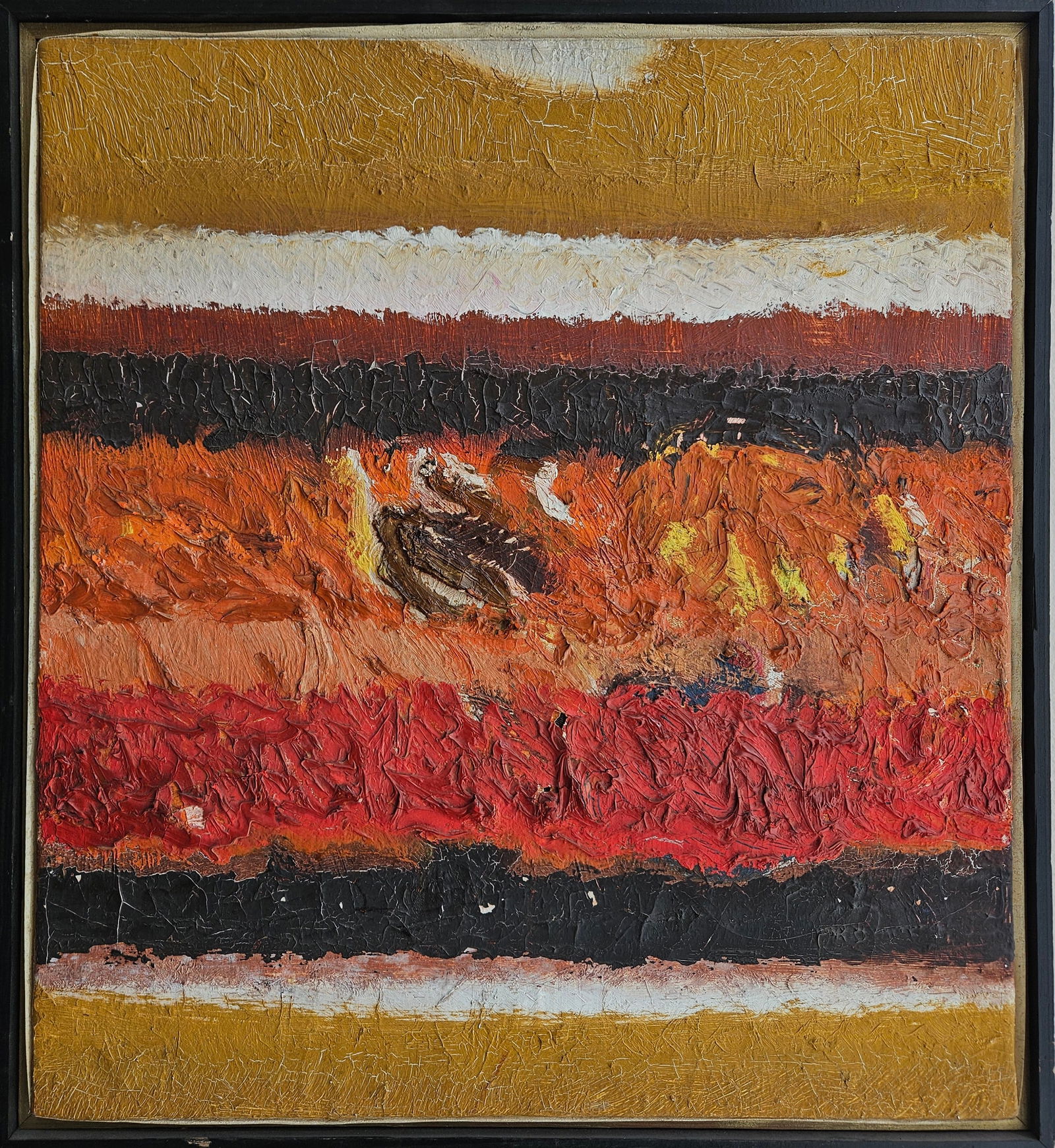 Lawrence Calcagno (1913-1993) Abstract Expressionist (1 of 4)