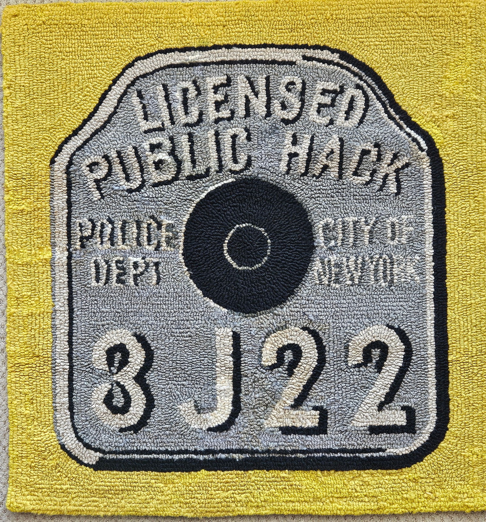 Dorothy Grebenak (1913-1990) Pop Art 1960’s Wool Rug (1 of 2)