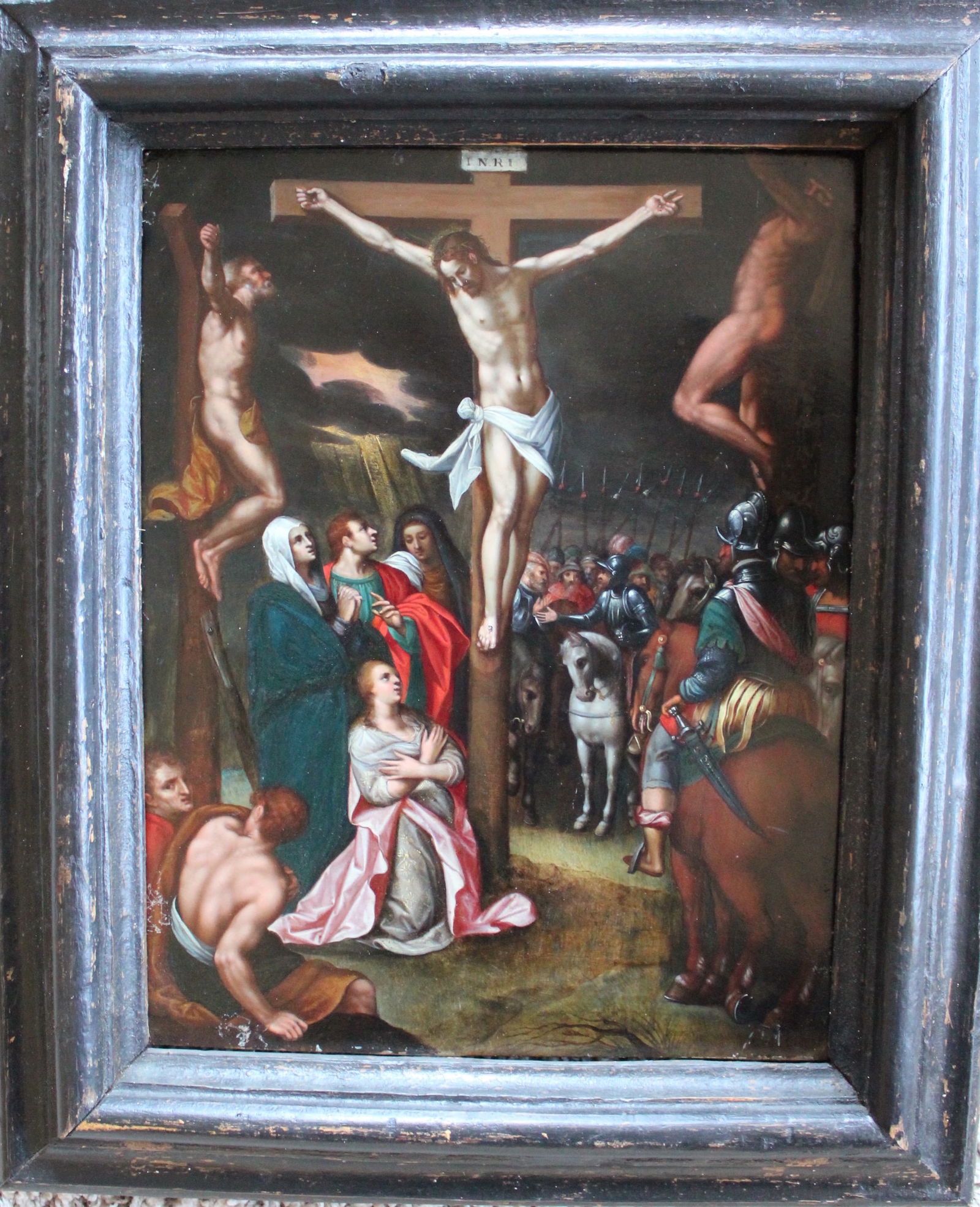 Otto Van Veen (1556-1629), attr. Flemish renaissance old master painting oil on copper (1 of 7)