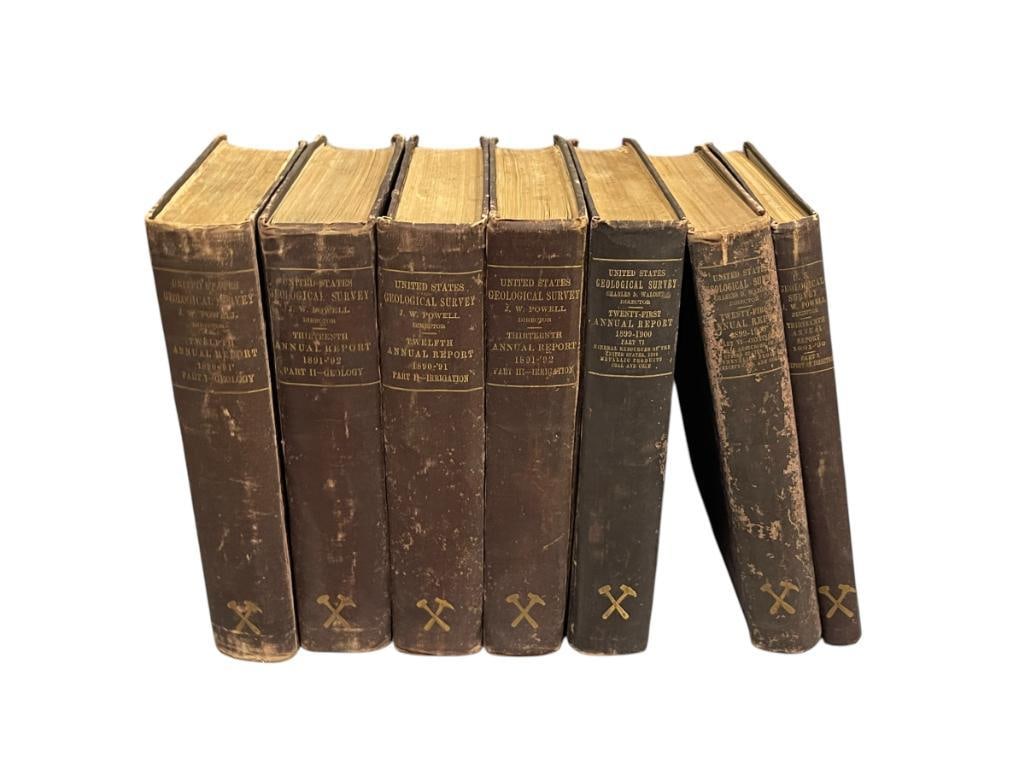SEVEN EDITIONS OF THE U.S. GEOLOGICAL SURVEY REPORTS DIRECTED BY J.W. POWELL (1 of 13)