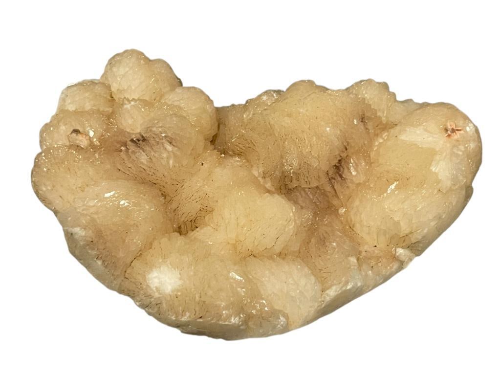 WHITE AND PEACH STILBITE GEOLOGICAL CRYSTAL MINERAL SPECIMEN (1 of 5)