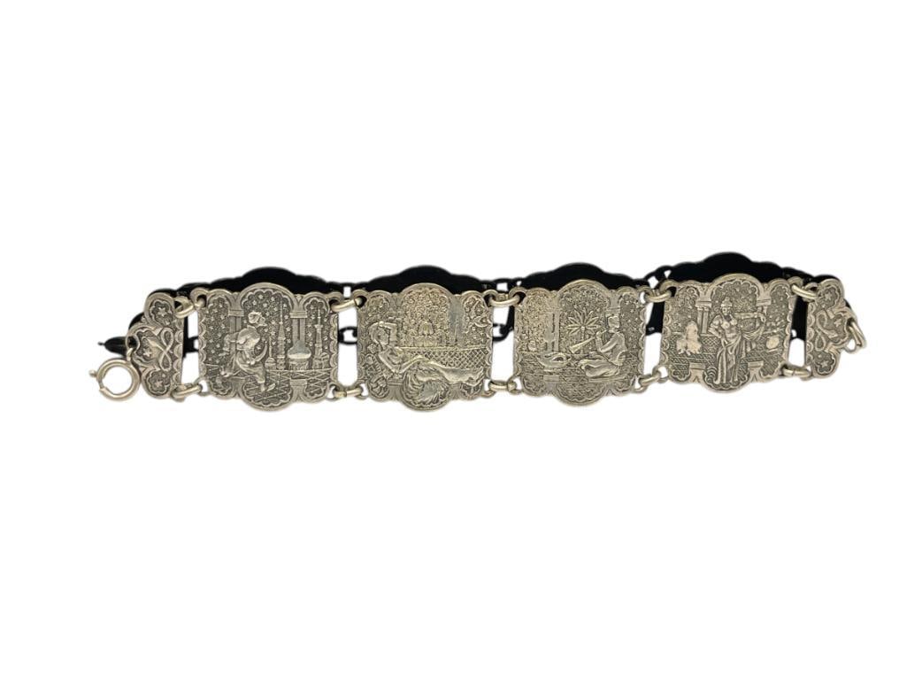 VINTAGE MIDDLE EASTERN THEMED STORYTELLER BRACELET (1 of 7)