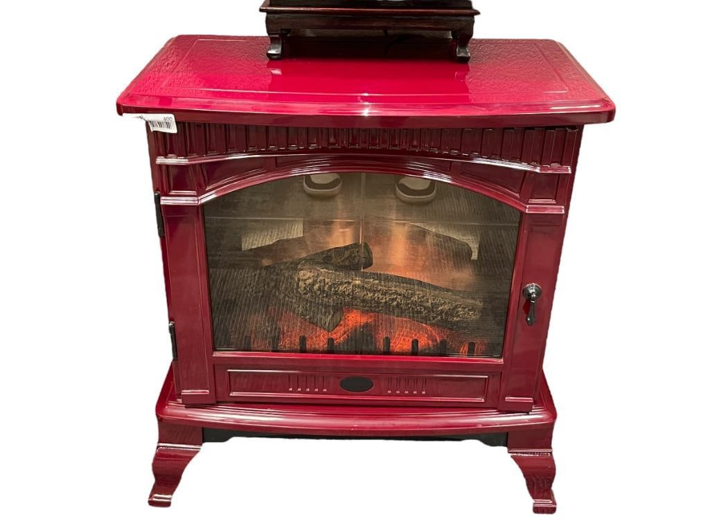 DIMPLEX TRADITIONAL ELECTRIC FIREPLACE WITH CHERRY RED COATING (1 of 10)
