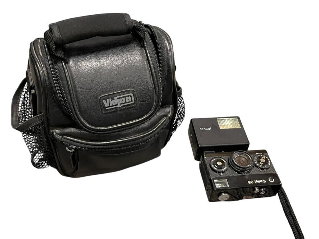 VINTAGE ROLLEI E15B 35MM PRACTICAL USE CAMERA AND FLASH (1 of 10)