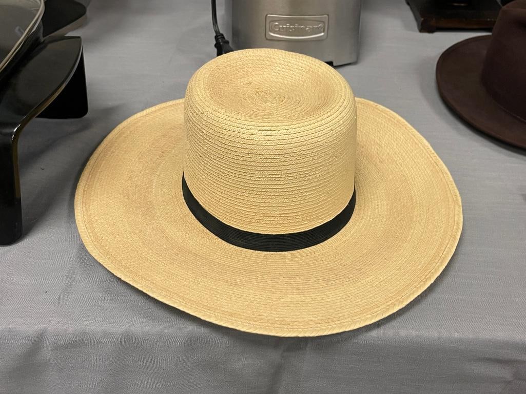 GUMARCAAH 100% HANDWOVEN PALM GUATEMALAN HAT: SIZE 7 1/8
