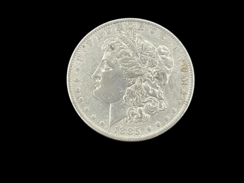 1885-O U.S. MORGAN SILVER DOLLAR (1 of 6)