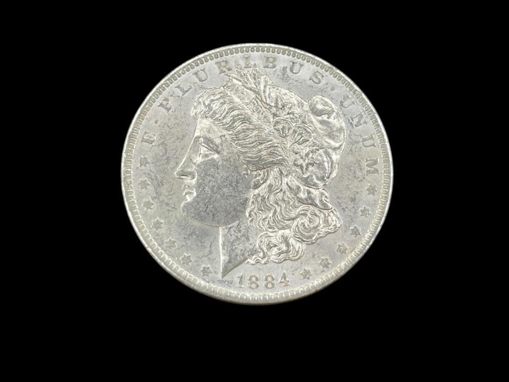1884-O U.S. MORGAN SILVER DOLLAR BU (1 of 6)