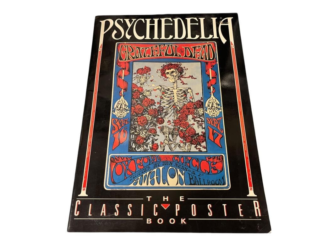 "PSYCHEDELIA" GRATEFUL DEAD ROCK-N-ROLL CLASSIC CONCERT POSTER BOOK (1 of 13)