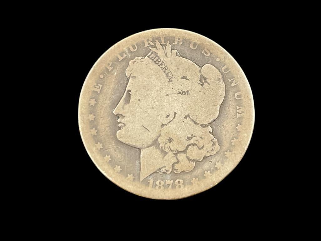 1878-CC U.S. MORGAN SILVER DOLLAR (1 of 6)