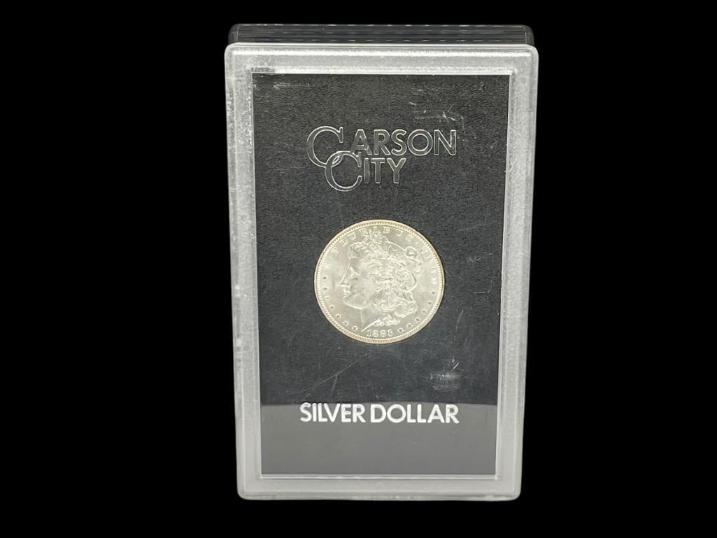 1883-CC U.S. MORGAN SILVER DOLLAR GSA HOARD BLACK CASE (1 of 8)