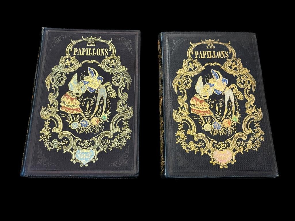 1852 "LES PAPILLIONS METAMORPHOSES TERRESTRES DES PEUPLE DE L' AIRE" (THE BUTTERFLIES) BOOK SET (1 of 19)