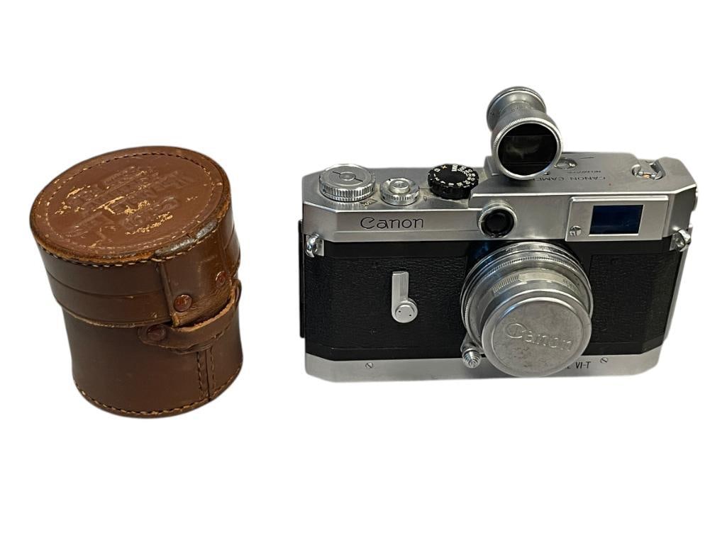 1958 CANON VI-T RANGEFINDER 35MM CAMERA NO. 607595 WITH SERENAR NO. 65393 LENS (1 of 8)