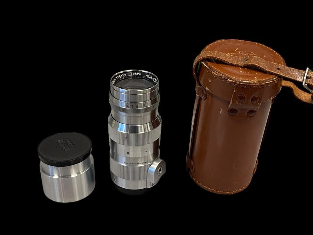 VINTAGE NIPPON KOGAKU NIKKOR-Q-C LENS NO. 904253 MADE IN OCCUPIED JAPAN (1 of 7)