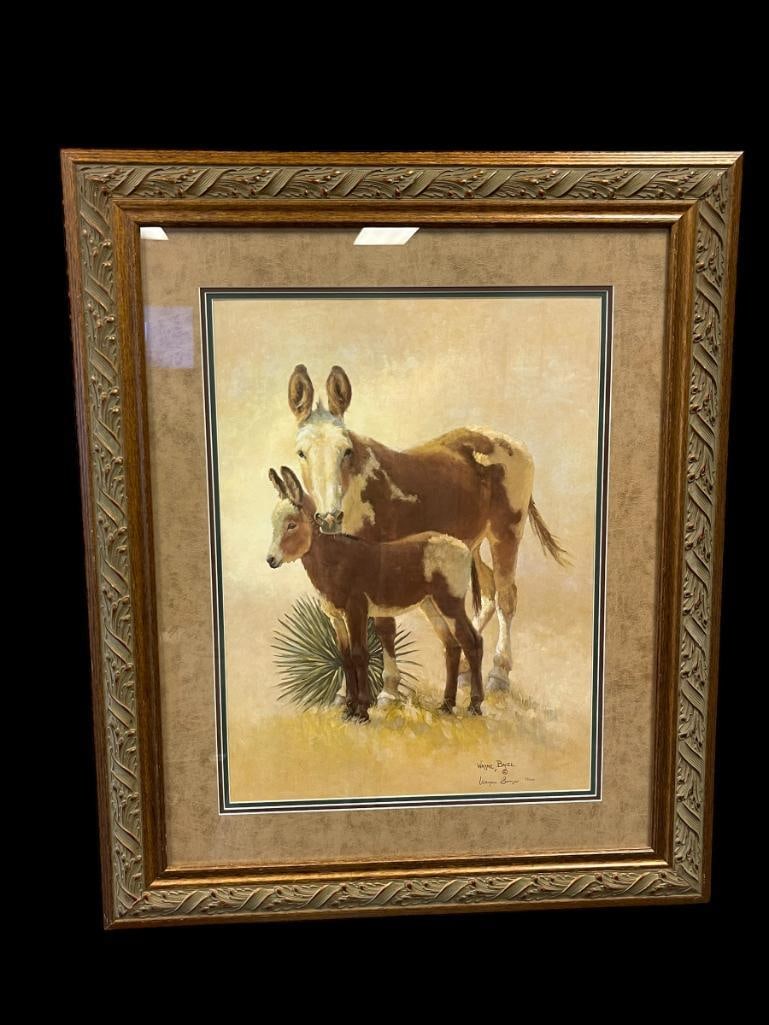 WAYNE BAIZE WESTERN TEXAS BORN ARTIST LIMITED EDITION PRINT NO. 83/500 (1 of 7)