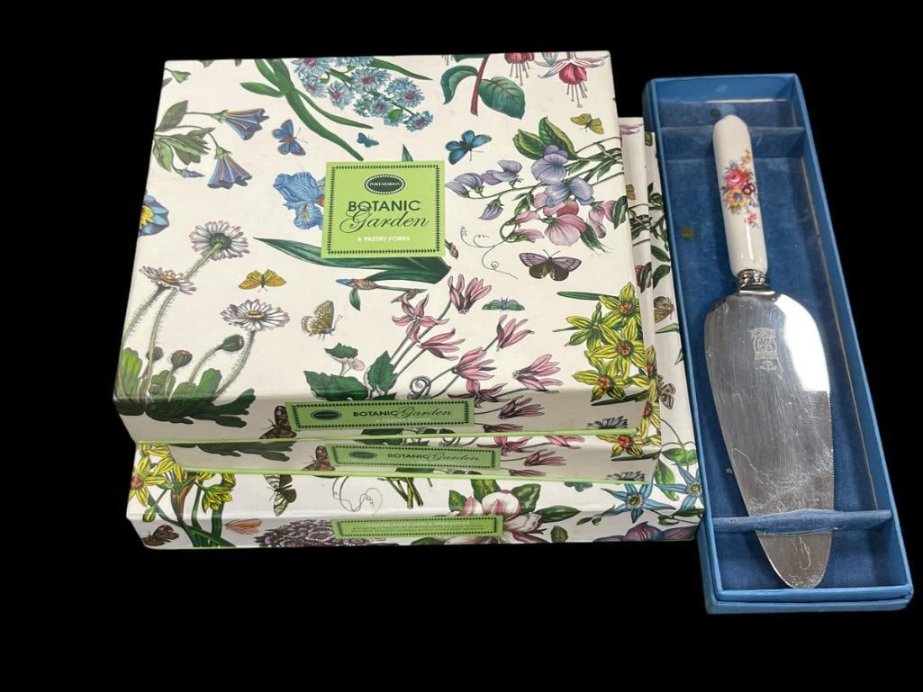 ENGLISH CHINA SERVING PIECES BY PORTMEIRON AND KIRK 7 MATZ (1 of 11)