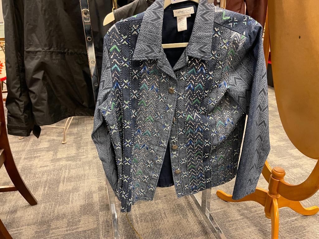 COLDWATER CREEK DESIGNER LADIES FASHION WESTERN JACKET: SIZE M
